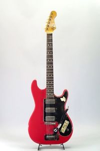 HOFNER 1960s V3 Cherry Red w/hard case F/S Guitar Bass from Japan #R1174