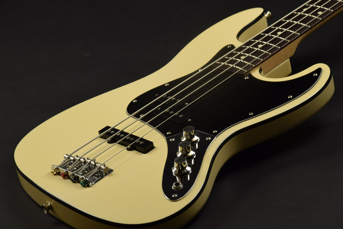 Fender Japan Aerodyne Jazz Bass AJB Vintage White Electric Bass