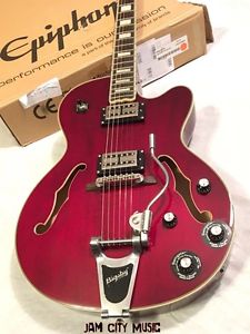 EPIPHONE EMPEROR SWINGSTER, SERIES/PARALLEL SWITCHING, BIGSBY TREMOLO, Mint