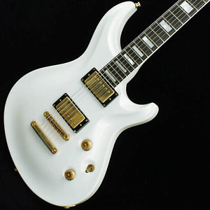 Free Shipping Used ESP AMOROUS NT (Pearl White Gold) Electric Guitar