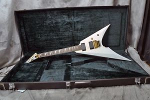 ESP ARROW Custom Color Pearl White Made in Japan MIJ Used Free Shipping #g1178