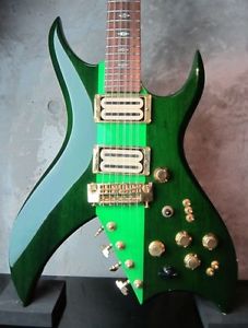 B.C.Rich Bich 10 String / Trans Green  Free Shipping