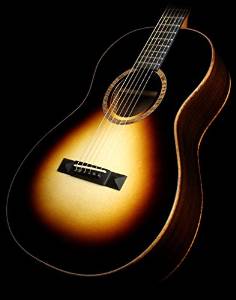 Bedell Coffee House Parlor Acoustic/Electric Guitar Espresso Sunburst