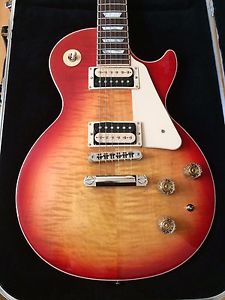Gibson Les Paul Classic, Cherry Sunburst 2015 Electric Guitar With G Force.