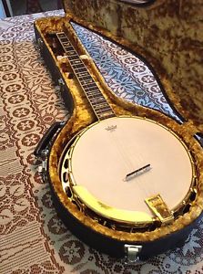 Vintage ASPEN 5 String Banjo With Hard Case Made in Japan