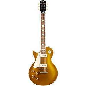 Gibson Custom Shop LPR64LHVOAGNH1 1956 Les Paul Goldtop VOS-LH Solid-Body Electric Guitar, Antique Gold