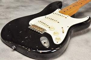 Fender Custom Shop 1956 Stratocaster Relic Black 2000 w / Hard Case