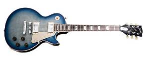 Gibson USA LP Peace 2014 Solid-Body Electric Guitar, Tranquility Blue Burst Min-ETune