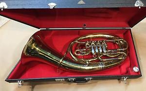 Exc 1971 MIRAPHONE 4 ROTOR Bb EUPHONIUM, CASE & MPC/Needs Only Light Maintenance