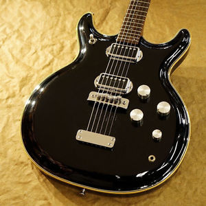 1969-70 acoustic Black Widow Vintage Electric Guitar Free Shipping