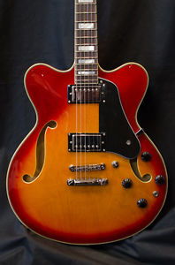 NEW 2016 Prestige Musician Pro Double CW CS Semi-Hollow Electric Guitar w/ Case