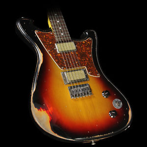 Wild Custom Guitars Wildmaster Goil Foil Electric Guitar Relic Sunburst