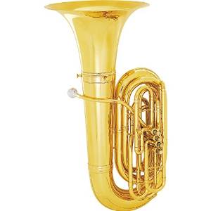 King 2341W Series 4-Valve 4/4 BBb Tuba (2341W Lacquer With Case)