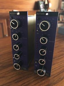2x Purple Audio Action FET 1176 500 Compressor W/Link Cable-Sequential Serial #