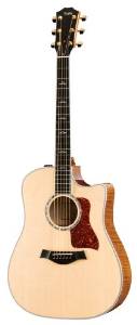 Taylor Guitars 610ce-L Dreadnought Acoustic Electric Guitar, Left Handed