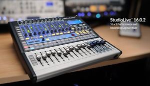 New PreSonus StudioLive 16.0.2 16-Channel Recording Digital Mixer Console Studio