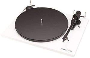 Pro-Ject Essential II Digital USB Turntable - White W/ USB Optical
