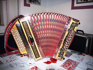 Steirische Harmonika  Michlbauer Novak 4-reihig / 3-chörig B-Es-As-Des