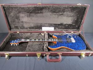 Carvin Kiesel CT6 Deep Blue Quilt California Carved Top - Amazing Top!