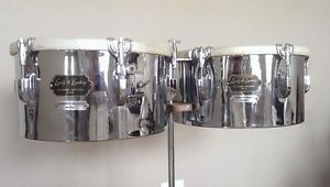 Vintage Timbales!: 1950's Leedy and Ludwig Humberto Morales Model in CHROME!!!!