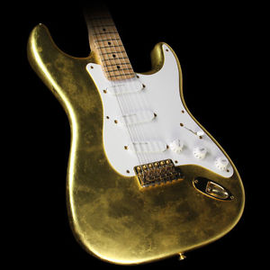 Used 2003 Fender Custom Mark Kendrick MB Clapton Stratocaster Guitar Gold Leaf