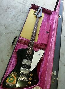 1976 Gibson electric BASS bi-centennial/Thunderbird '76 Vintage Black and Chrome