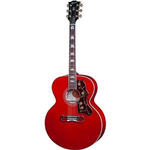 Gibson Limited Edition SJ-200 Standard Trans Cherry Acoustic-Electric Guitar (SN:11635073)
