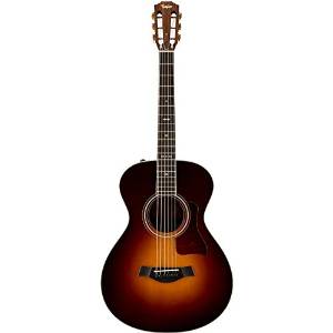 Taylor 700 Series 2014 712e 12-Fret Grand Concert Acoustic Electric Guitar Vintage Sunburst
