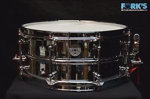 Dunnett 2N Chrome over Brass 6.5x14 Snare Drum