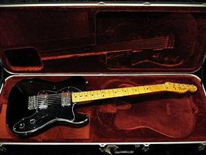 Used Fender USA 1979 Telecaster Thinline Black Guitar