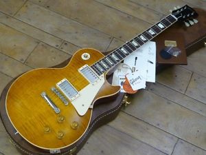 Gibson 1959 Les Paul Standard Reissue VOS Lemon Burst Electric Free Shipping