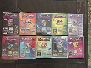 Chartbuster Karaoke Essential 450 1-10 SD Cards MP3G  4500 Songs Brand New SET!!