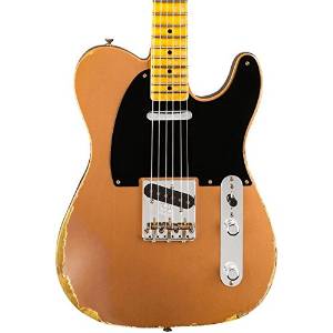 Fender Custom Shop 1951 Heavy Relic Telecaster Maple Fingerboard Electric Guitar Faded Copper