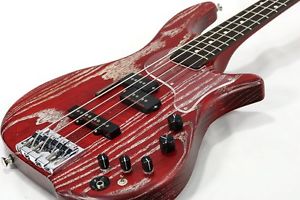 ESP Bottom Bump Stain Red Electric Bass JAPAN 2013