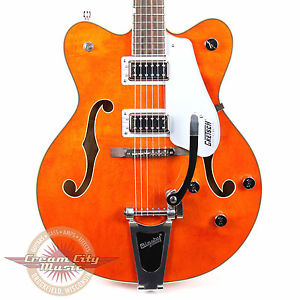 Brand New 2016 Gretsch G5422T Electromatic Hollow Body Double Cut Orange Demo