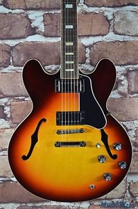 2015 Gibson ES-335 Semi Hollow Electric Guitar Sunset Burst w/OHSC+COA
