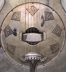 Vintage 1935 National Duolian Resonator Square Neck Lap Steel Slide Guitar