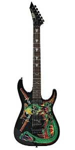 ESP George Lynch Signature Skulls and Snakes Electric Guitar