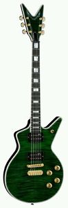 Dean USA CUSTOM SHOP CADILLAC NAMM SHOW DISPLAY GREEN Flame