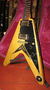 Vintage Circa 1981 Gibson Flying V Heritage Electric Guitar Original Case Clean
