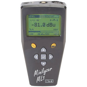 NTI AL1/ML1 Ex Demo Unit with USB card & Mini SPL Mic