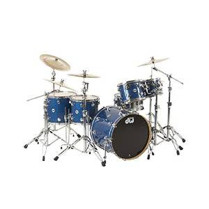 DW Collector's Series 5-Piece Shell Pack Blue Glass Chrome Hardware