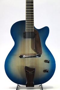 D'AQUIST DQ-CRE Centura Electric 2000s Blue w/hard case Free shipping #R1208
