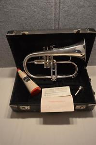 VINTAGE BENGE #5 CUSTOM BUILT FLUGELHORN - RESNO TEMPERED BELL - .460" BORE