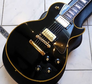 Gibson Les Paul Custom Original 1970 (1968 1969) Black Beauty Fretless Wonder