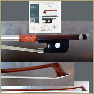 French certified cello bow by Louis Morizot fr - Raffin certified - pernambucco