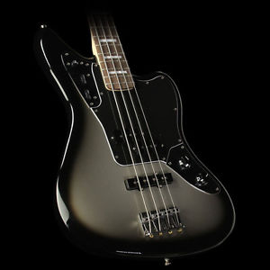Fender Troy Sanders Jaguar Electric Bass Guitar Silverburst
