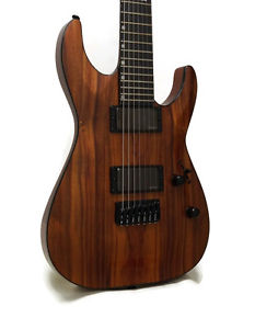 ESP LTD H-1007B Limited Edition Koa 7-String Baritone Electric Guitar