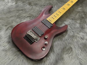 Free Shipping Used SCHECTER AD-JL-7-FR Jeff Loomis Signature Electric Guitar