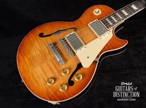 Gibson Limited Run ES-Les Paul Spliced Top Semi-Hollow Body Electric Guitar (SN:11665733)